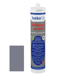 BEKO Silikon Uniwersalny Pro4 310 ml - Srebrny Aluminium
